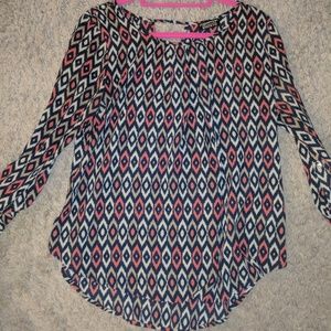 Three quarter length blouse